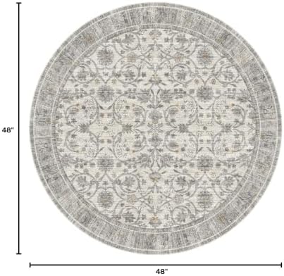 Machine Washable Rugs for Living Room: 4x4 Area Rugs for Bedroom - Image 2