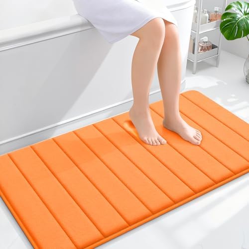 OLANLY Memory Foam Long Bathroom Rugs Runner 44x24, Super Soft Absorbent by OLANLY