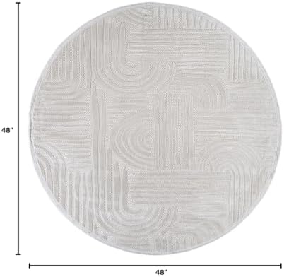 Modern Indoor Rug Orbit 4 Round Area Rugs - Image 2