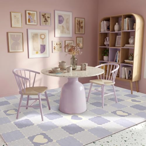 Checkered 5x7 Washable Non-Slip Area Rugs - Image 2