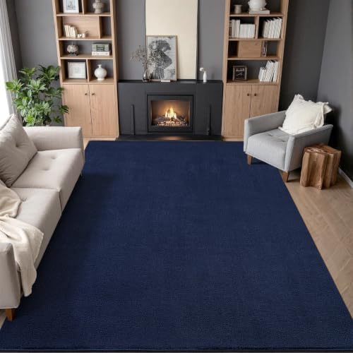 Vasofe Navy 6x9 Rug, Large Rugs - Image 2