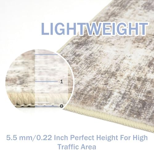 IOHOUZE Abstract Area Rugs 8x10 Ft Washable Large Rugs - Image 6