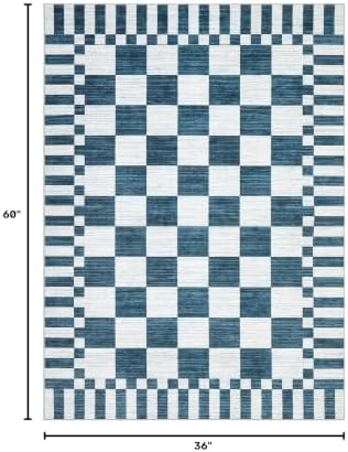 GarveeHome Checkered Rug 3x5 Area Rugs - Image 2