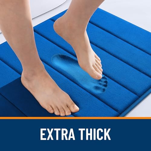 OLANLY Memory Foam Long Bathroom Rugs Runner 47x24, Super Soft Absorbent - Image 6
