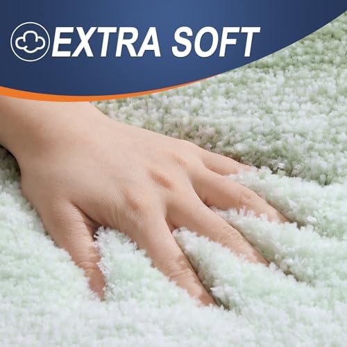 OLANLY Bathroom Runner Rug 59x24, Extra Soft Absorbent Microfiber Bath Rugs - Image 2