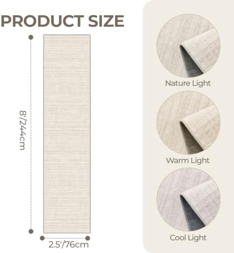 2'6'' x 8' Runner Rug Non Slip, Washable Kitchen Rugs - Image 2