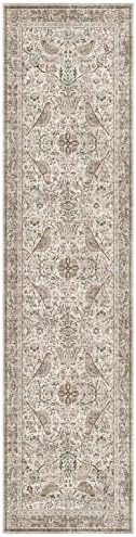 Hazo Haus Boho Moss 2'6"x10' Long Hallway Runner Rug - Image 3