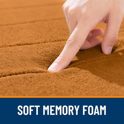 OLANLY Memory Foam Bath Mat 35x16, Super Soft and Absorbent Bathroom Rugs - Image 5
