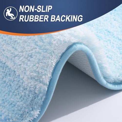 OLANLY Bathroom Runner Rug 40x24, Extra Soft Absorbent Microfiber Bath Rugs - Image 5