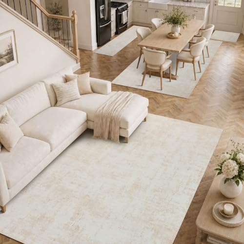 8x10 Area Rugs Washable Abstract Rug - Image 5