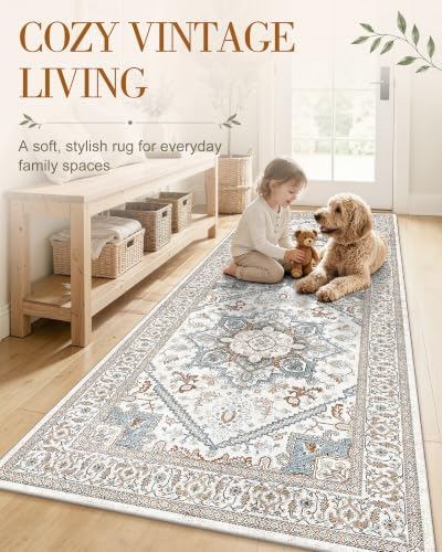 OLANLY 6x9 Washable Area Rug, Soft Non Slip Carpet - Image 3