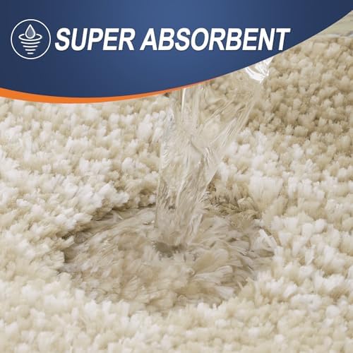 OLANLY Bathroom Runner Rug 44x20, Extra Soft Absorbent Microfiber Bath Rugs - Image 4