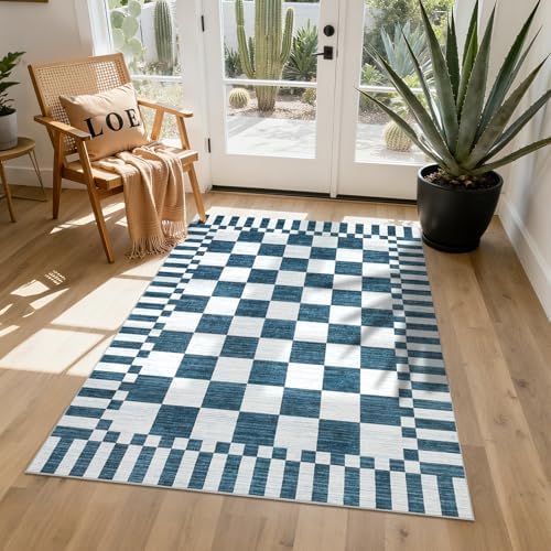 GarveeHome Checkered Rug 3x5 Area Rugs - Image 3