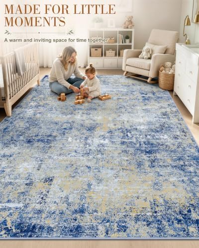 OLANLY 5x7 Washable Area Rug, Soft Non Slip Carpet - Image 4