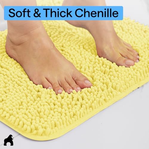 GORILLA GRIP Chenille Bath Rug Mat - Image 5