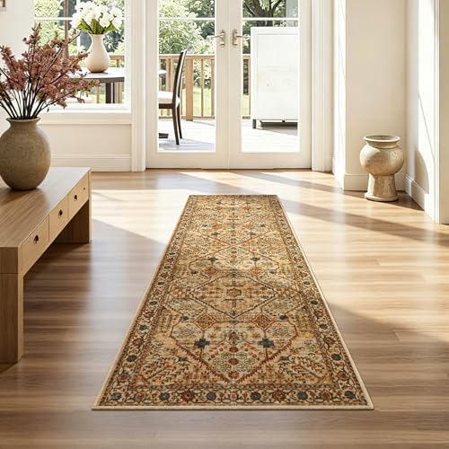 Joydeco Washable 2x5 Hallway Runner Rug Vintage - Image 3