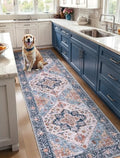 SERISSA 3x10 Washable Non Slip Boho Runner Rug by SERISSAHomeDecorCollection