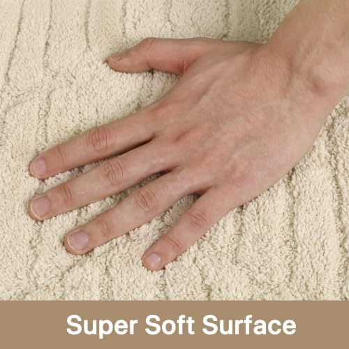 GENIMO Beige Rug 5x7 Washable Area Rugs - Image 6