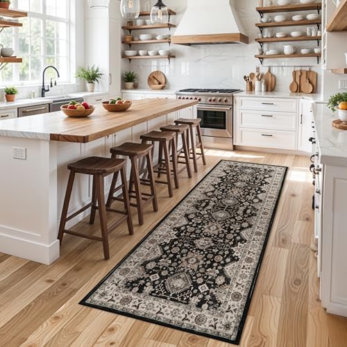 Washable Hallway Runner Rug 3x6: Non Slip Runner Rugs - Image 2