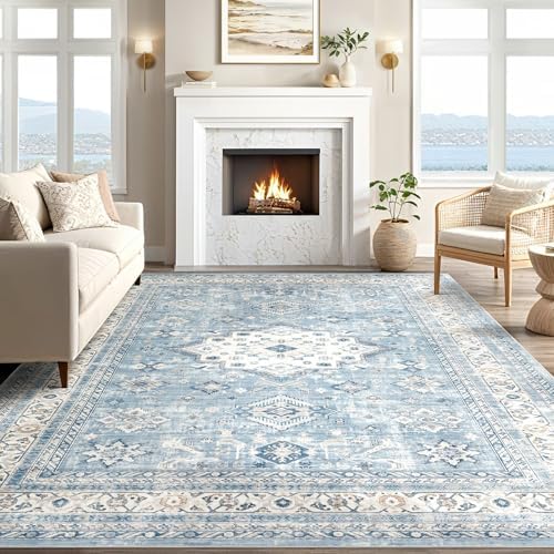 cotiled 6x9 Area Rug for Living Room, Traditional - Image 6