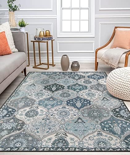 Lahome Moroccan Machine Washable Area Rugs, 4x6 Rug - Image 5