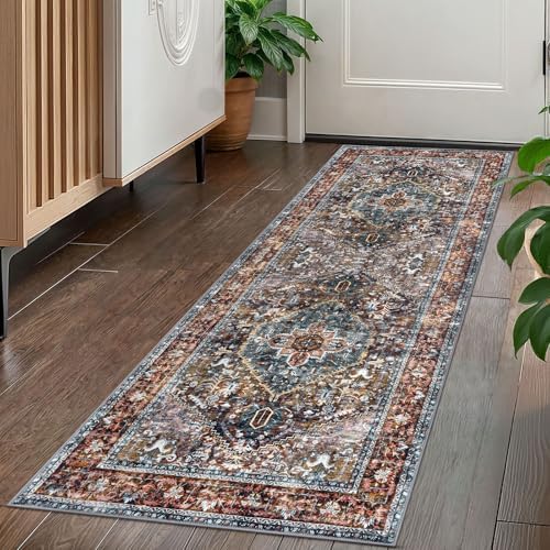 KOZYFLY Runners for Hallways 2x5 Ft Washable Kitchen Runner Rug Boho Runner Rug by KOZYFLY