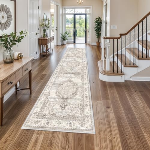 Washable Hallway Runner Rugs 3x12: Soft Ultra Thin Low Pile Carpet Machine by YOUFORTONG