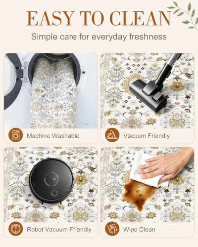 OLANLY 2x8 Washable Runner Rug, Soft Non Slip Carpet - Image 6