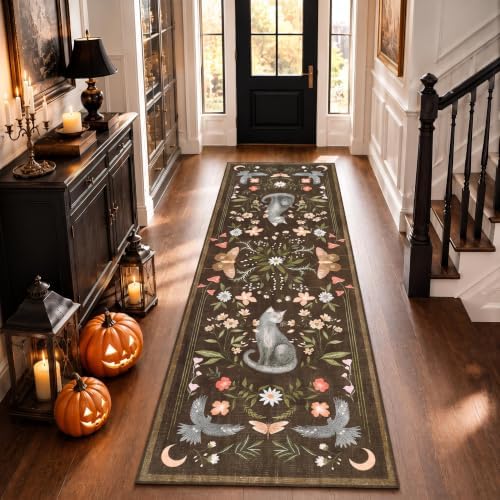 GarveeHome 2.5x8 Cat Washable Runner Rug by GarveeHome