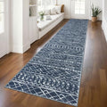 KUTA Boho Runners for Hallways 2.6x12 ft Moroccan Washable Runner Rug by KUTA