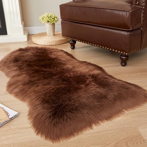EasyJoy Ultra Soft Fluffy Shaggy Area Rug, 2 x 4 ft - Image 3