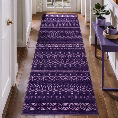 SERISSA 2x5 Washable Non-Slip Boho Runner Rug - Image 2