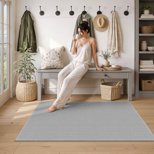 3x5 Runner Rug Non Slip, High-Low Pile Runners - Image 4