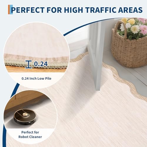 GarveeHome Scalloped Runner Rug - Image 6