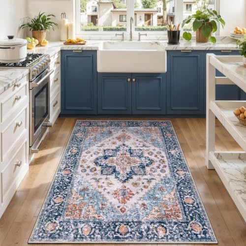 SERISSA 3x4 Washable Non Slip Boho Area Rug - Image 2
