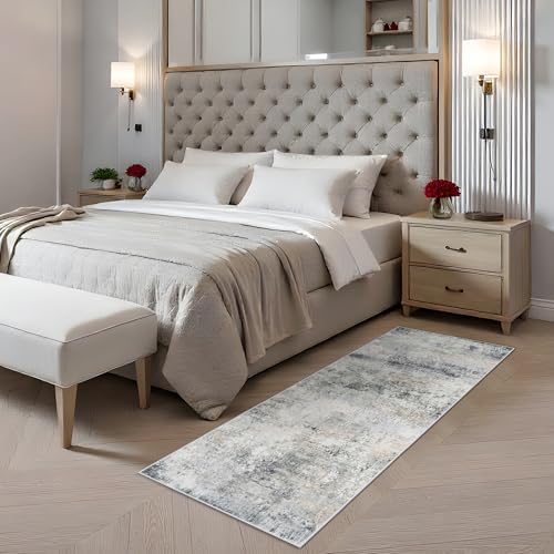 2x6 Runner Rug Washable: Non-Slip Abstract Carpet - Image 4