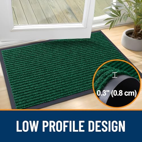 OLANLY 2-Pack Front Door Mats 47x23, Waterproof Heavy-Duty Doormats - Image 4
