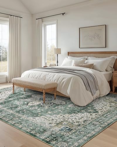 Amada Large 9x12 Washable Area Rug - Image 4