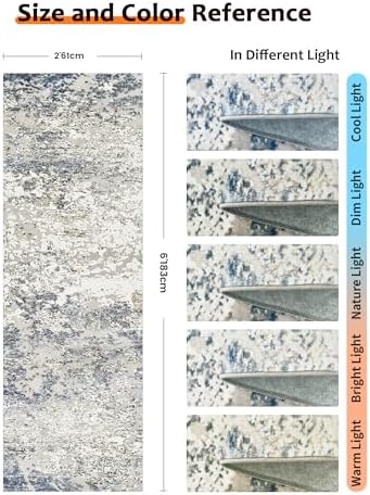 2x6 Runner Rug Non Slip, Washable Rug Runners - Image 2