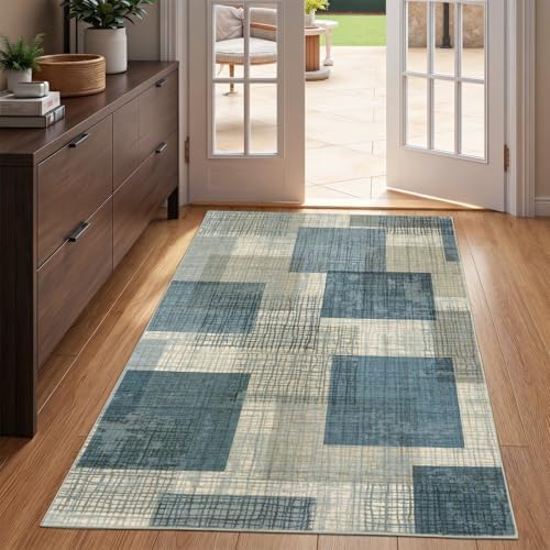 Washable 3x5 Entryway Rug, Throw Rugs by Ailyei