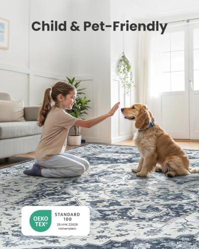 Amada Large 8x10 Washable Area Rug - Image 3