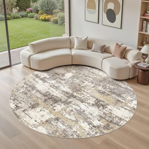 8ft Round Rug, Circle Area Rugs by JessibouAreaRug