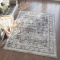 Rugcomf Area Rug 4x6 Washable Non Slip Vintage by Rugcomf
