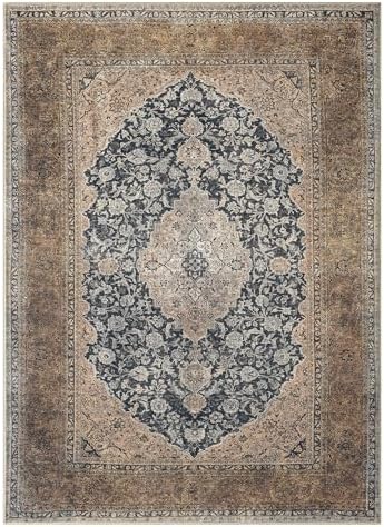 Keen Home Design Vintage Washable Area Rug, Non-Slip Low Pile - Image 3