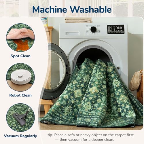Lessymo Washable Area Rugs 6 x 9 - Image 4