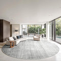 Valenrug Round Rugs 8ft, Circle Washable Area Rugs by Valenrug
