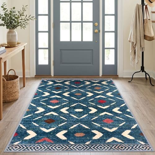 KILOCOCO Area Rug 4'x6' Entryway Rug Washable Bedroom Rug by Kilococo