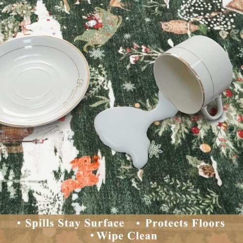 Holiday Christmas Rugs Kitchen Sets of 3 - Image 7