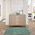 Nourison Home Nourison Essentials Blue Green 3' x 5' Area Rug by NourisonHome