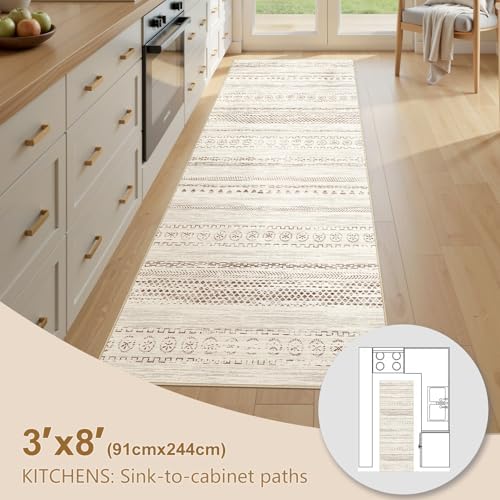 kakania Washable 3x8 Runner Rug - Image 2